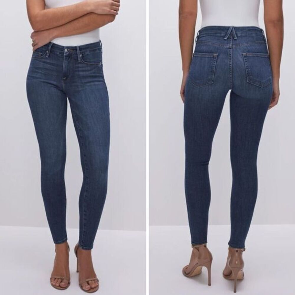 NEW Good American GOOD‎ LEGS SKINNY JEANS, GAGL899Blue004